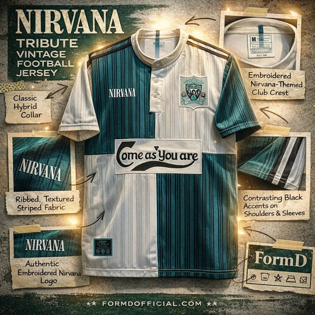 Liverpool 1994 ชุดเยือน Nirvana Style วินเทจ