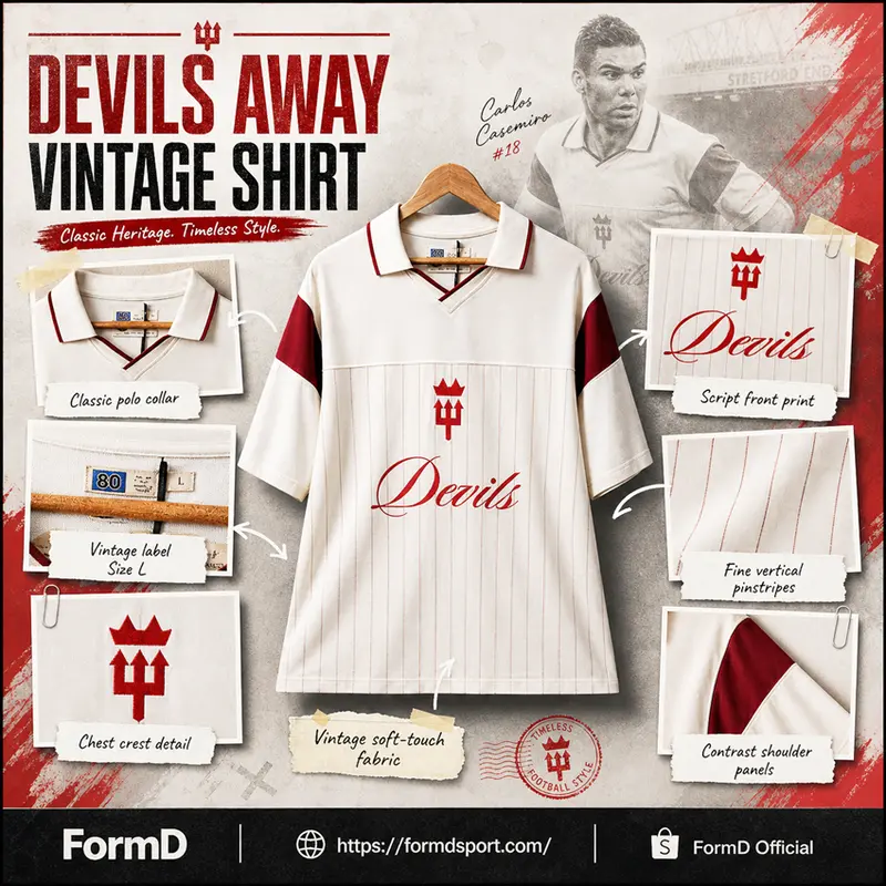 Manchester United White Vintage